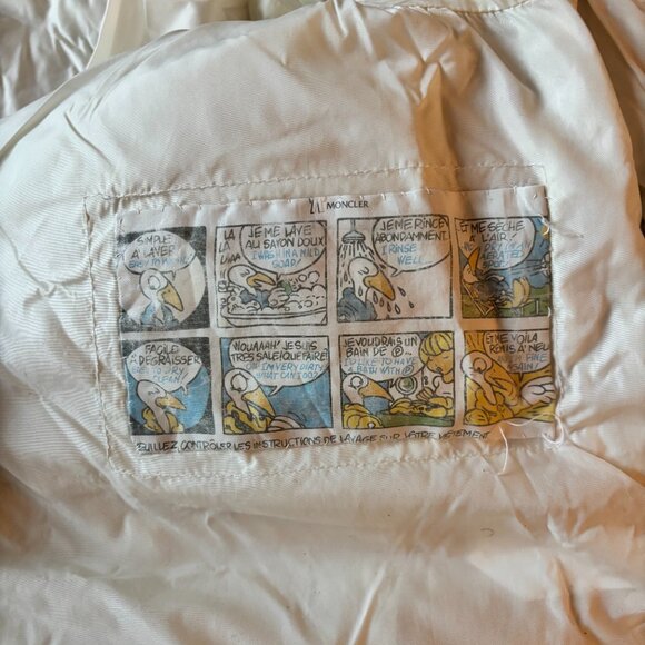 Beige Moncler Meillon Long Down Jacket Coat - Size 3 - Picture 8 of 9